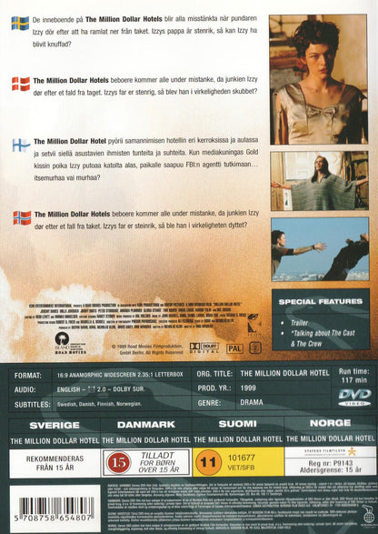 Million Dollar Hotel (1999) DVD