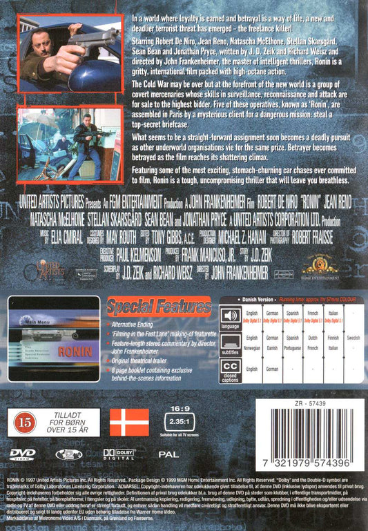 Ronin (1997) DVD