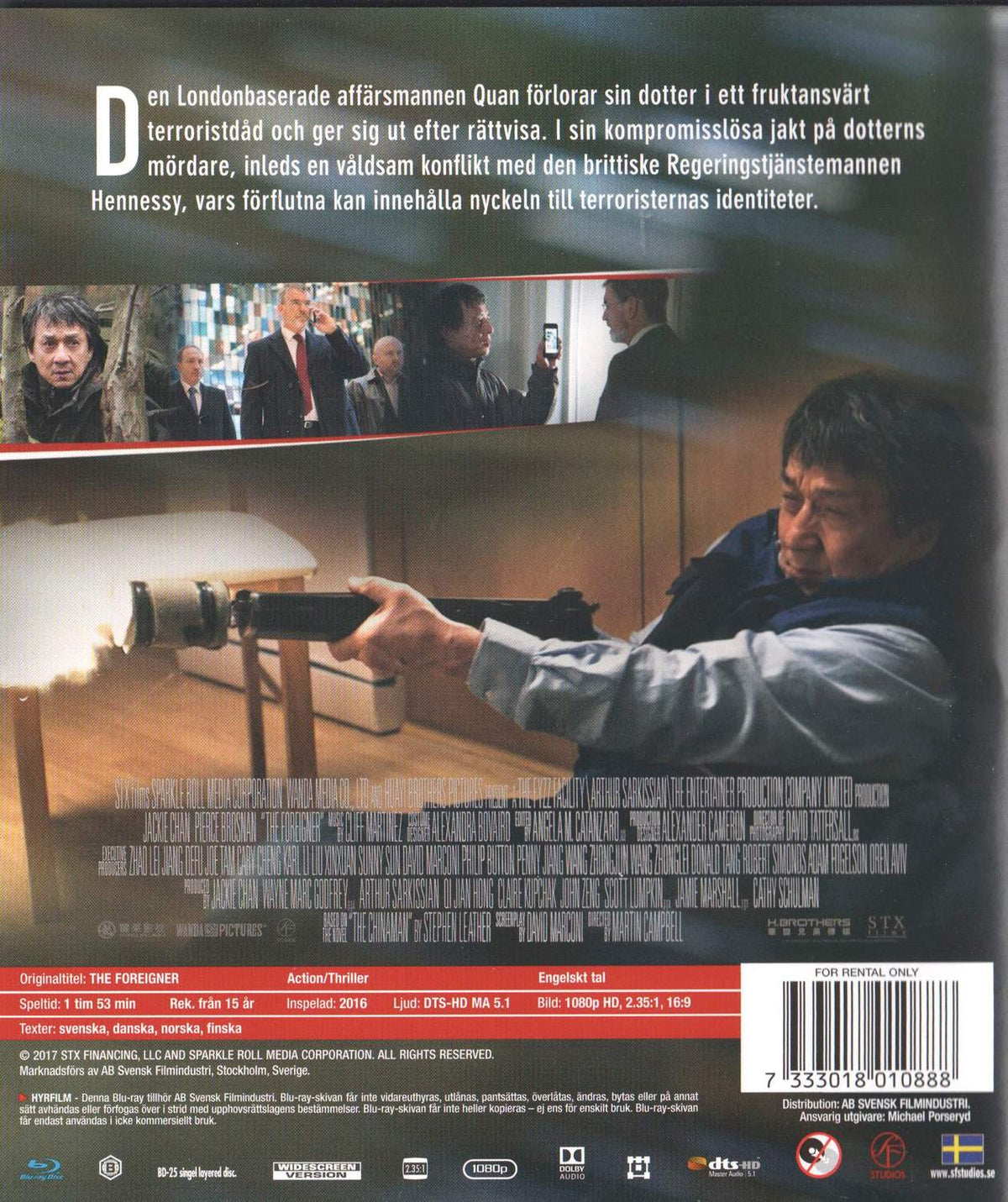 The Foreigner (2017) Blu-ray