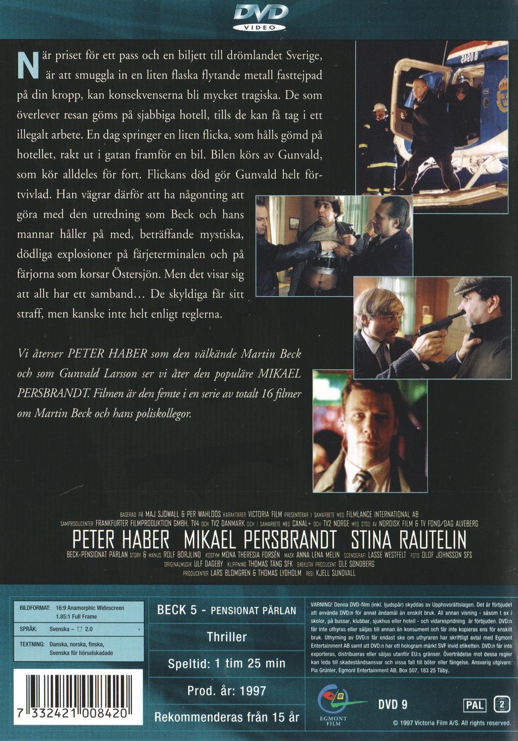 Beck Pensionat Pärlan (1997) DVD