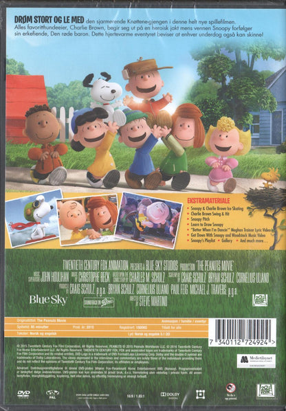 The Peanuts Movie (2015) DVD, Norwegian Edition