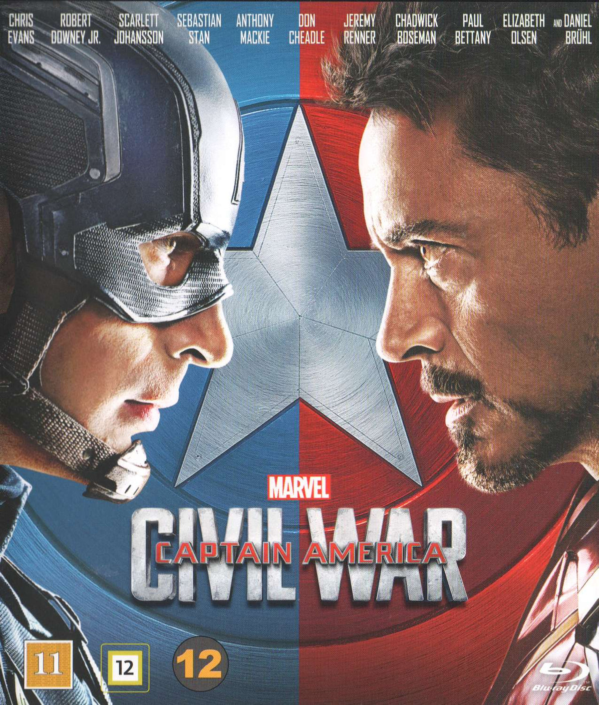 Captain America Civil War (2016) Blu-ray