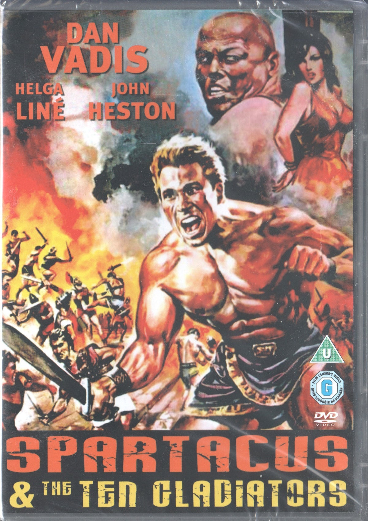Spartacus & The Ten Gladiators (1964) DVD