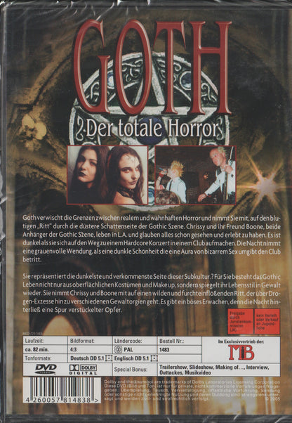 Goth (2003) DVD