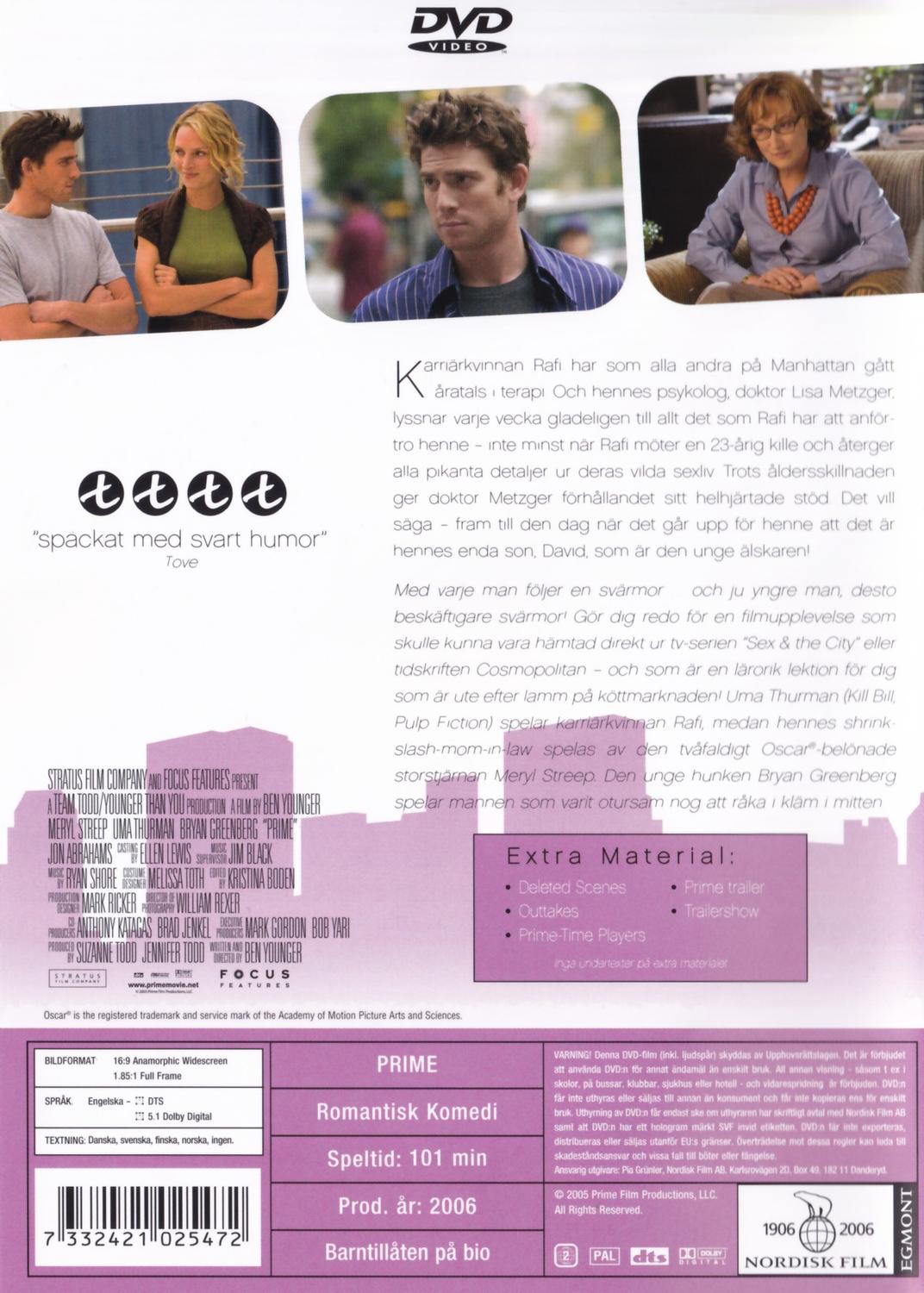 Prime (2006) DVD