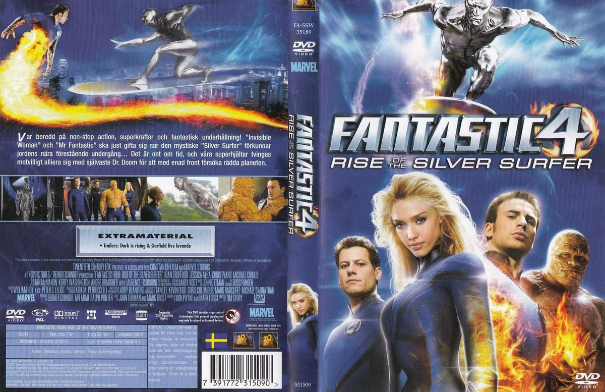 Fantastic 4 Rise of the Silver Surfer (2007) DVD