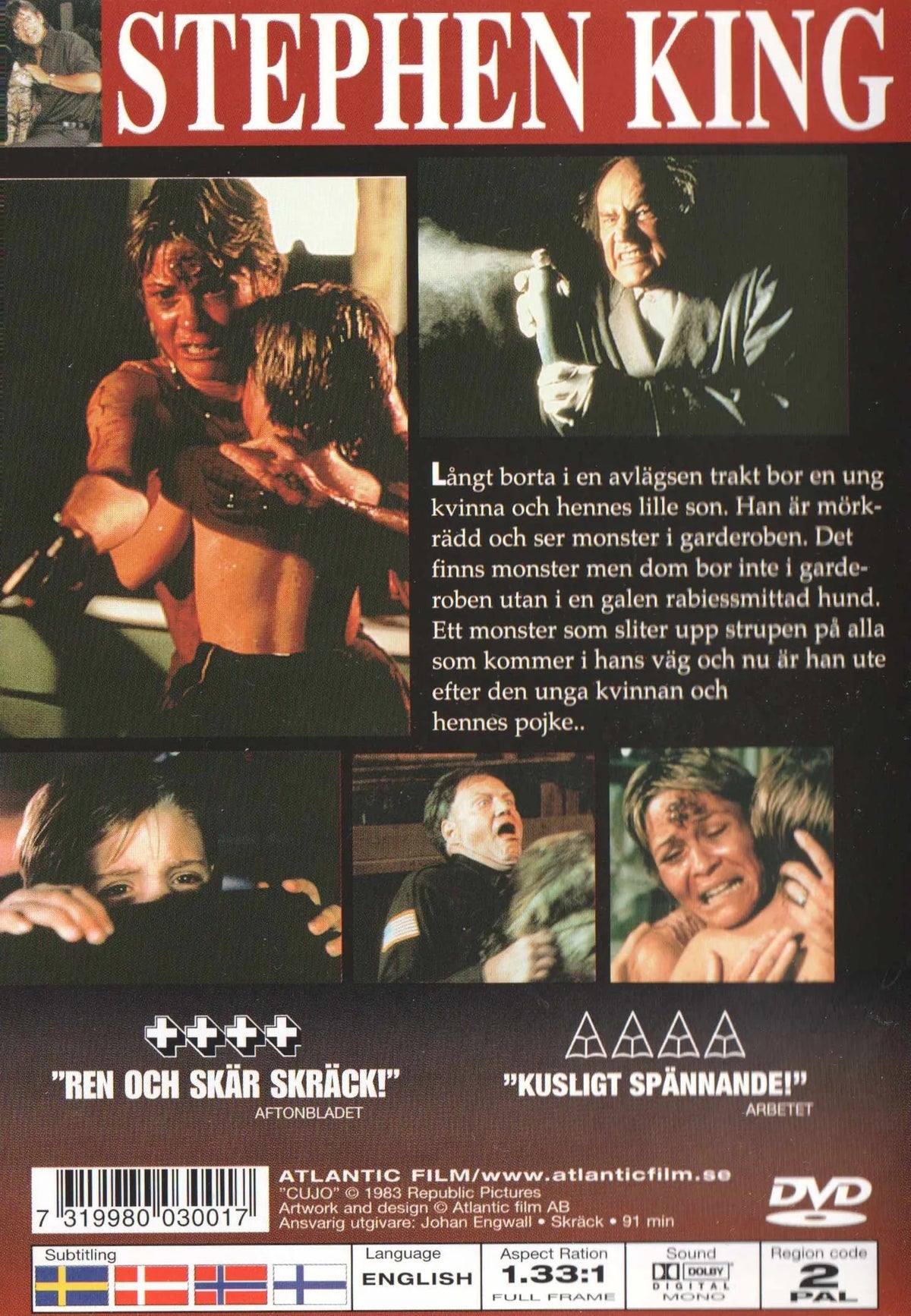 Cujo (1983) DVD