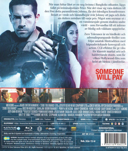 Zero Tolerance (2015) DVD