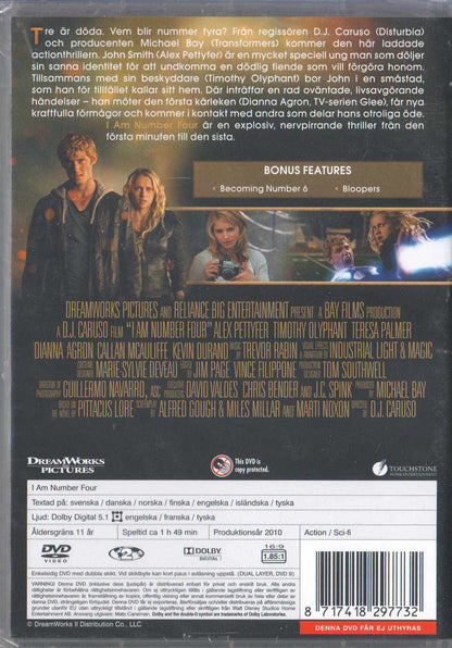 I Am Number Four (2010) DVD