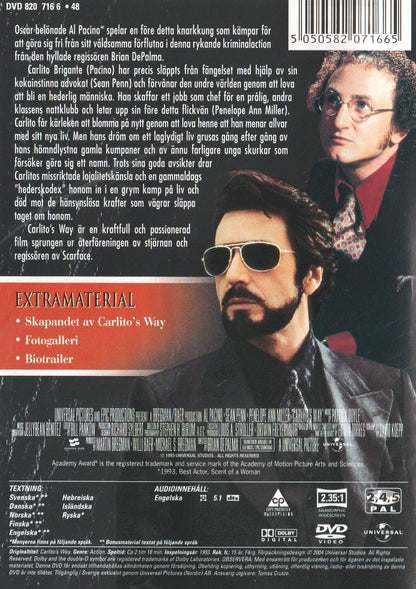 Carlito's Way (1993) DVD