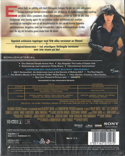 Salt (2010) Blu-ray, Deluxe Extended Edition