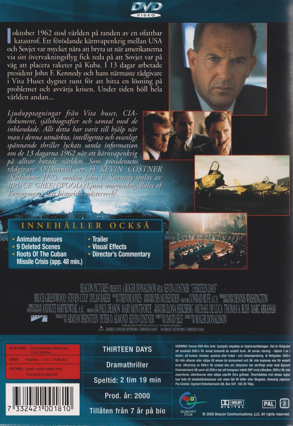 Thirteen Days (2000) DVD