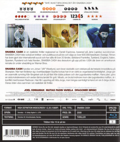 Snabba Cash (2009) Blu-ray