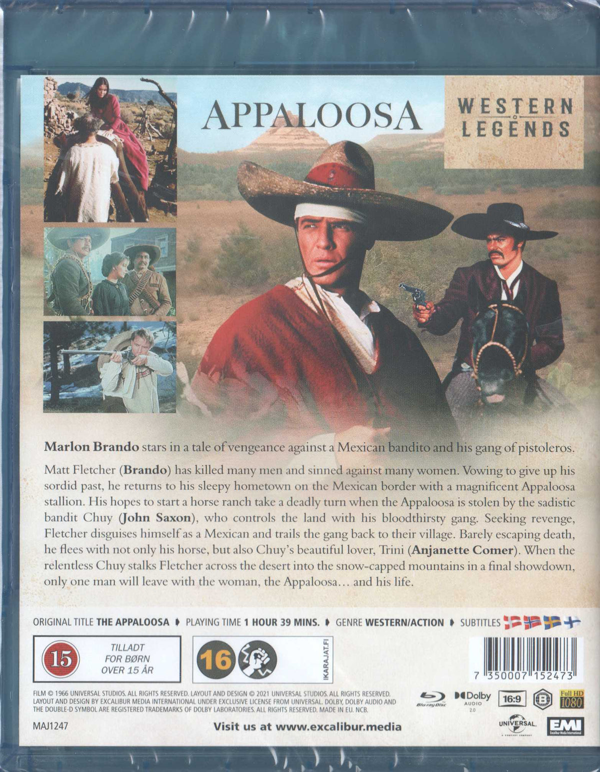 The Appaloosa (1966) Blu-ray