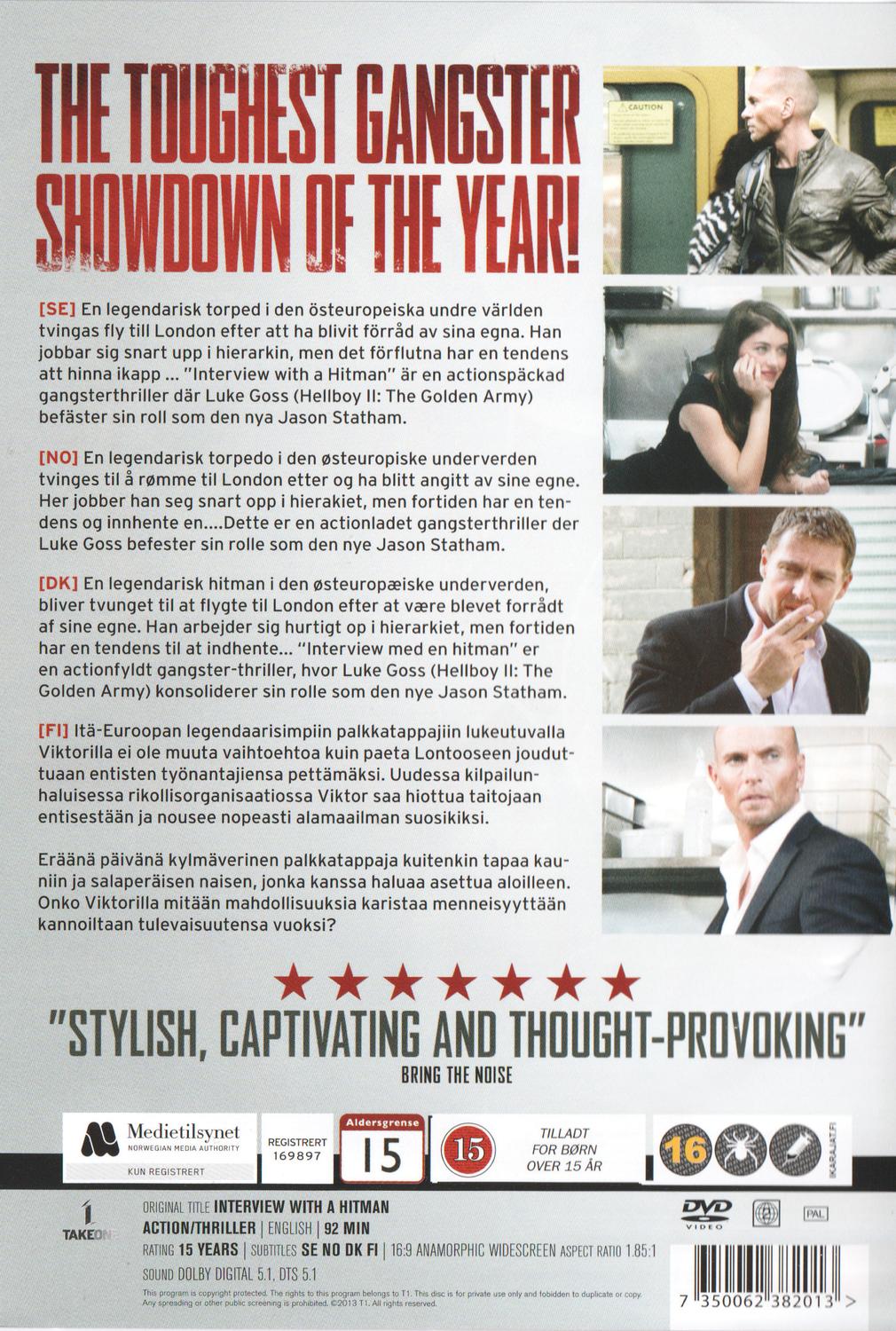 Interview with a Hitman (2013) DVD