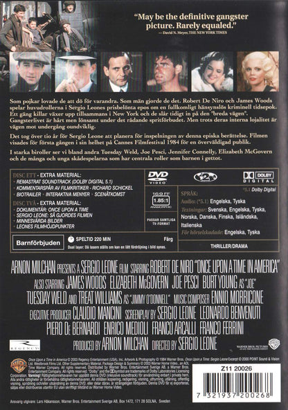 Once Upon a Time in America (1984) DVD