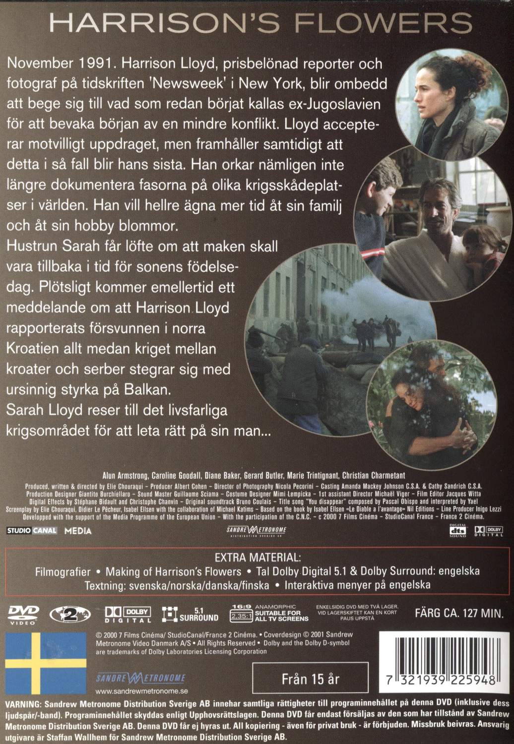 Harrison's Flowers (2000) DVD