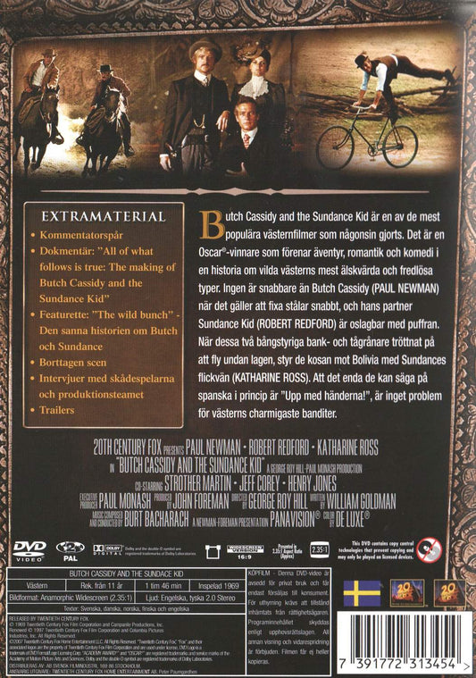 Butch Cassidy and the Sundance Kid (1969) DVD