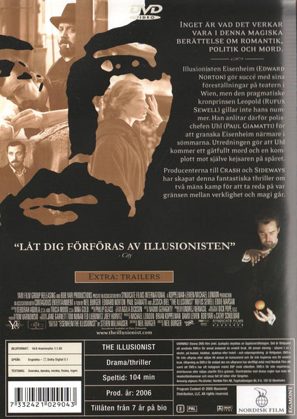 The Illusionist (2006) DVD
