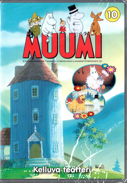 Muumi 10 Kulluva Teatteri (1990) DVD, Mumin