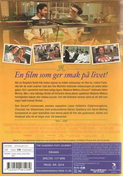 The Hundred Foot Journey (2014) DVD