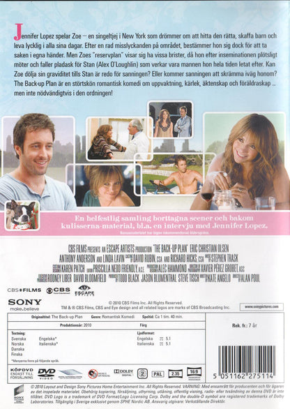 The Back-Up Plan (2010) DVD