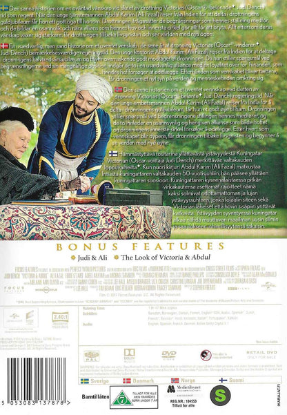 Victoria & Abdul (2017) DVD