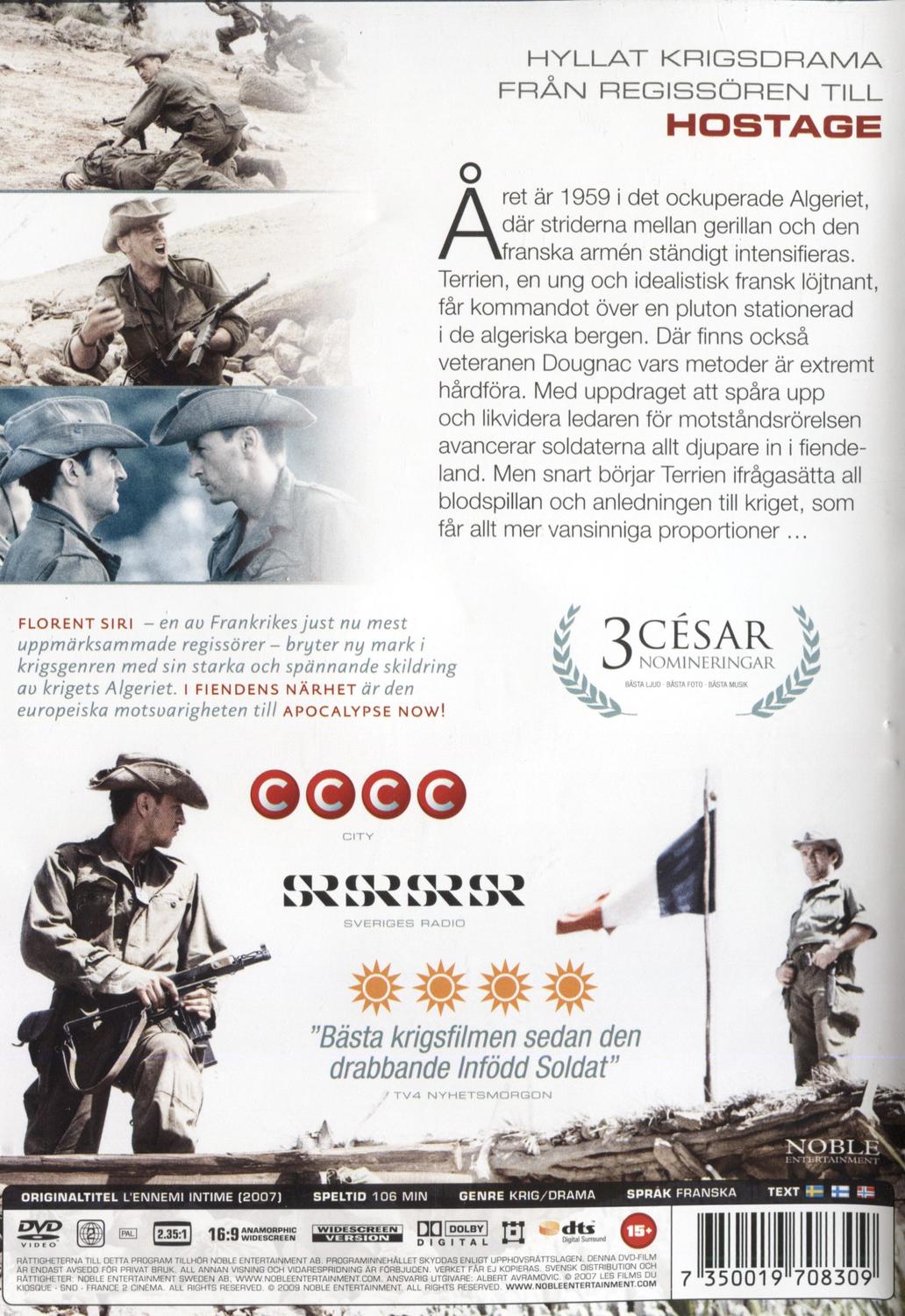 L'ennemi Intime / I Fiendens Närhet (2007) DVD