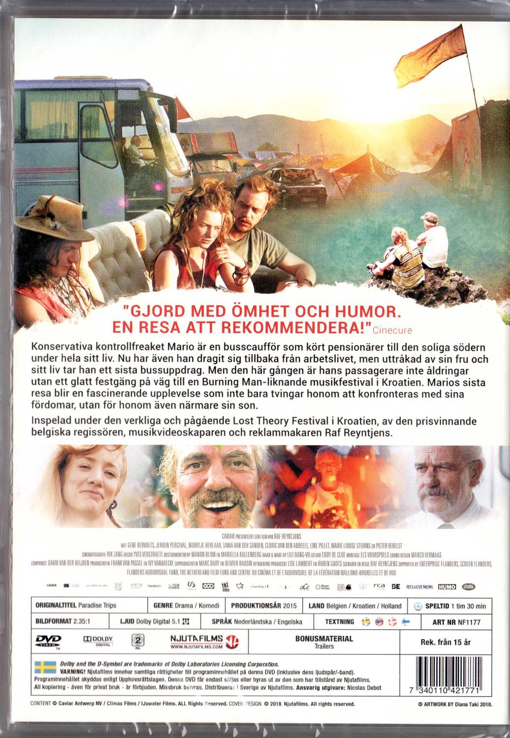 Paradise Trips (2015) DVD