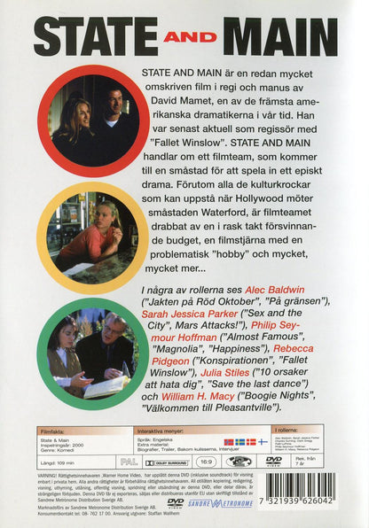 State and Main (2000) DVD