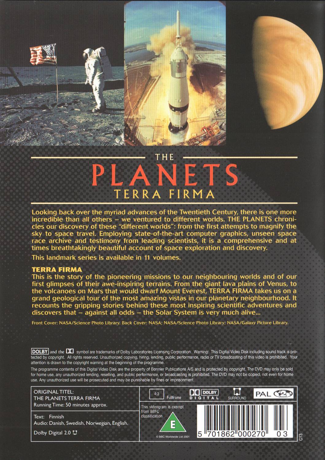 BBC The Planets Terra Firma DVD