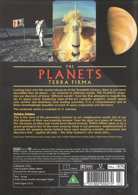 BBC The Planets Terra Firma DVD