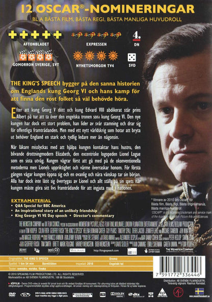 The King's Speech (2010) DVD