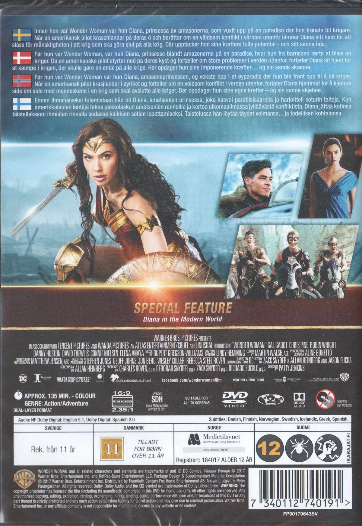 Wonder Woman (2017) DVD