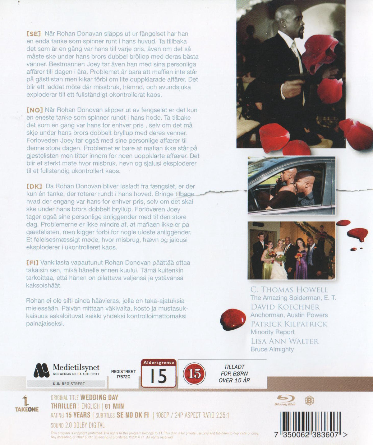 Wedding Day (2014) Blu-ray