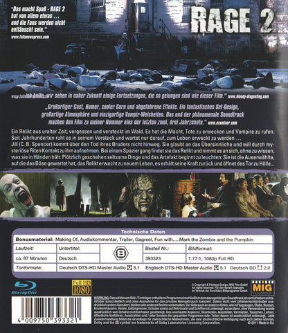 Rage 2: Dead Matter (2011) Blu-ray