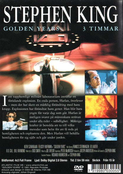 Golden Years (1991) DVD