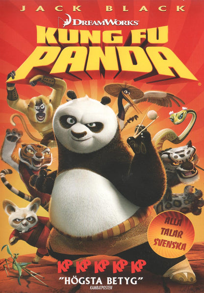 Kung Fu Panda (2008) DVD, Danish & Norwegian Edition