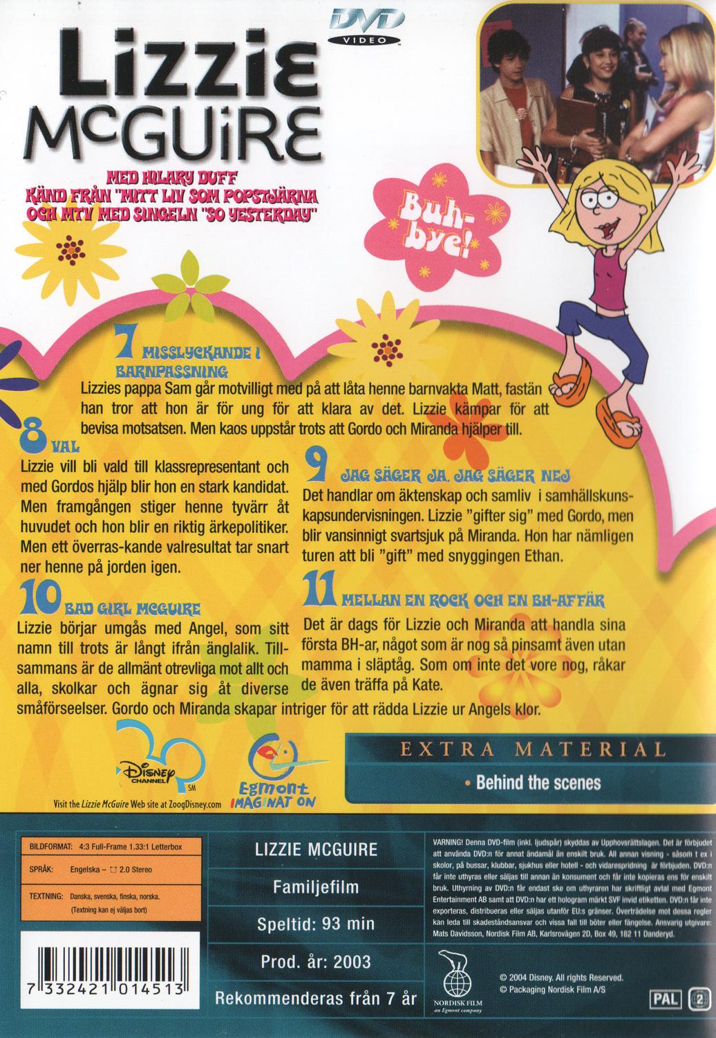 Lizzie McGuire Vol 2 Bad Girl McGuire (2003) DVD
