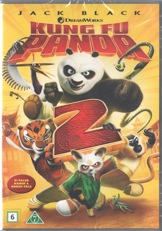 Kung Fu Panda 2 (2011) DVD, Danish & Norwegian Edition