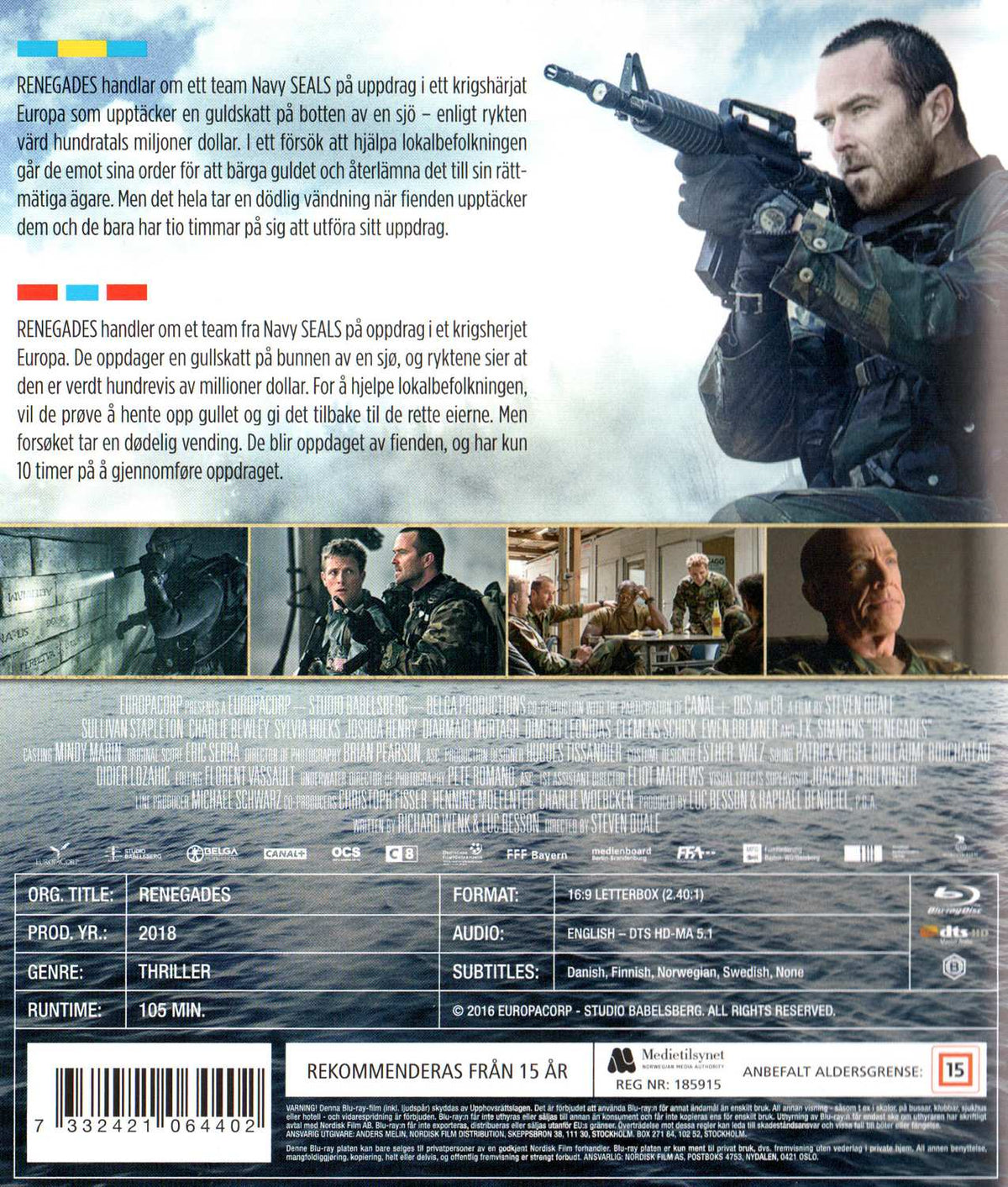Renegades (2018) Blu-ray