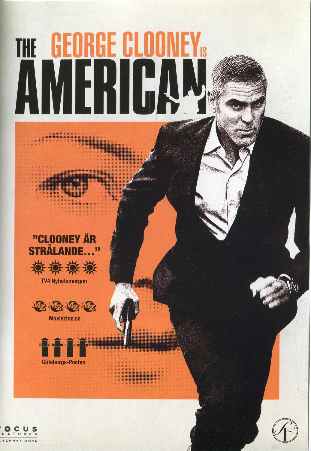 The American (2010) DVD