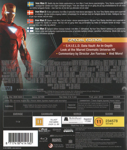 Iron Man 2 (2010) Blu-ray