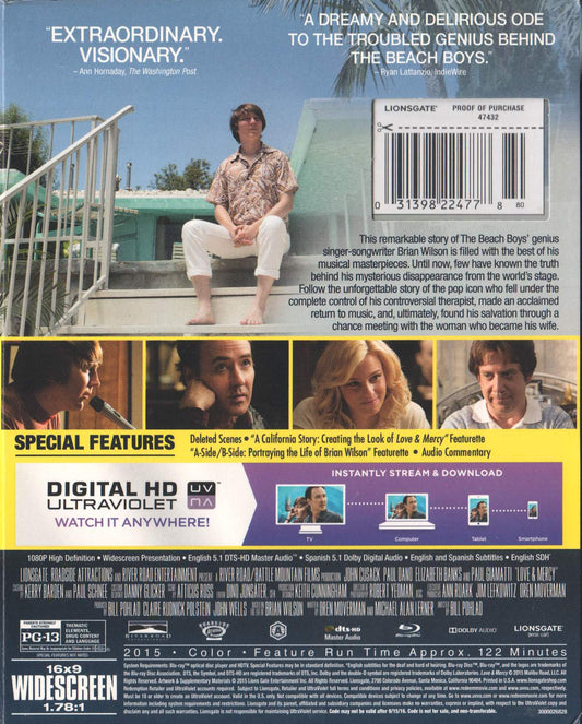 Love & Mercy (2015) Blu-ray