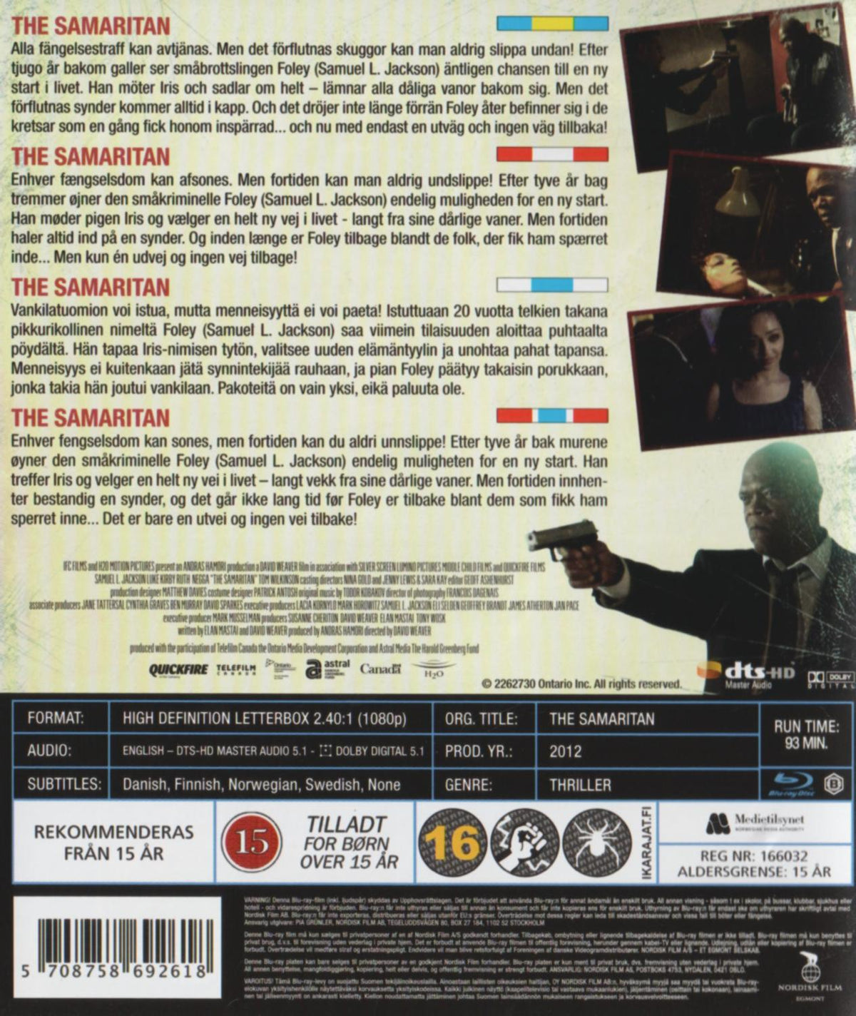 The Samaritan (2012) Blu-ray