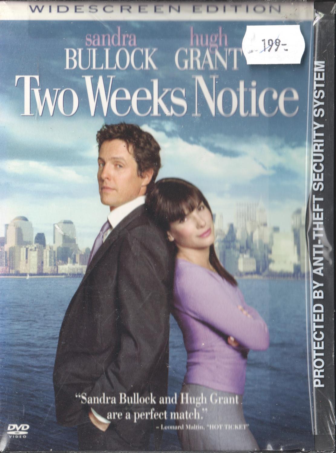 Two Weeks Notice (2002) DVD, Snapcase