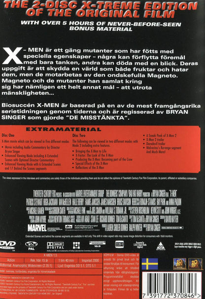 X-Men 1.5 (2000) DVD, X-tream Edition