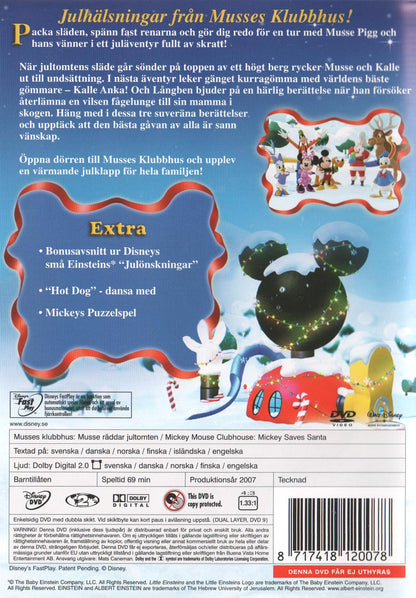 Mickey Mouse Clubhouse Mickey Saves Santa (2007) DVD