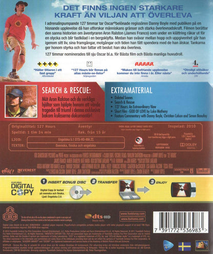 127 Hours (2010) Blu-ray