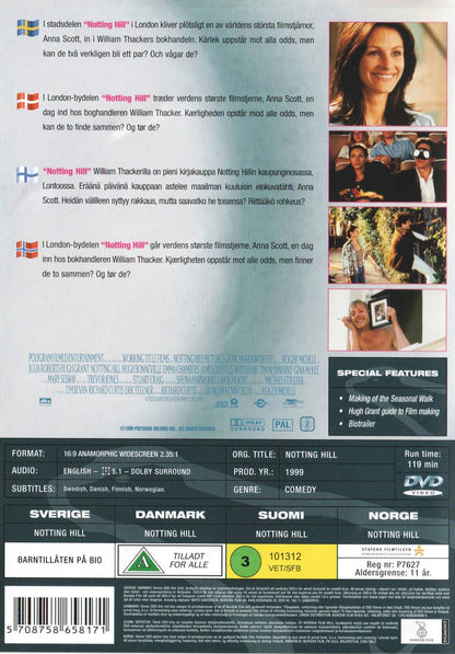 Notting Hill (1999) DVD